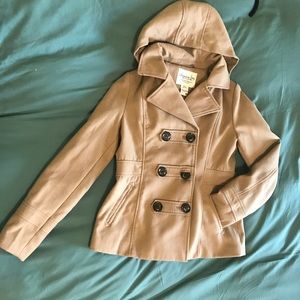 Tan Pea Coat